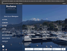 Tablet Screenshot of bochaton-immobilier.com